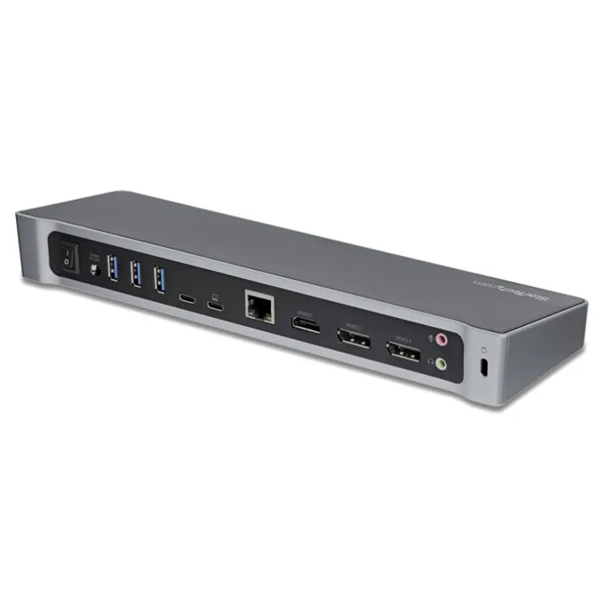 D StarTech TRIPLE 4K USB-C DOCK - 100W PD — image 2