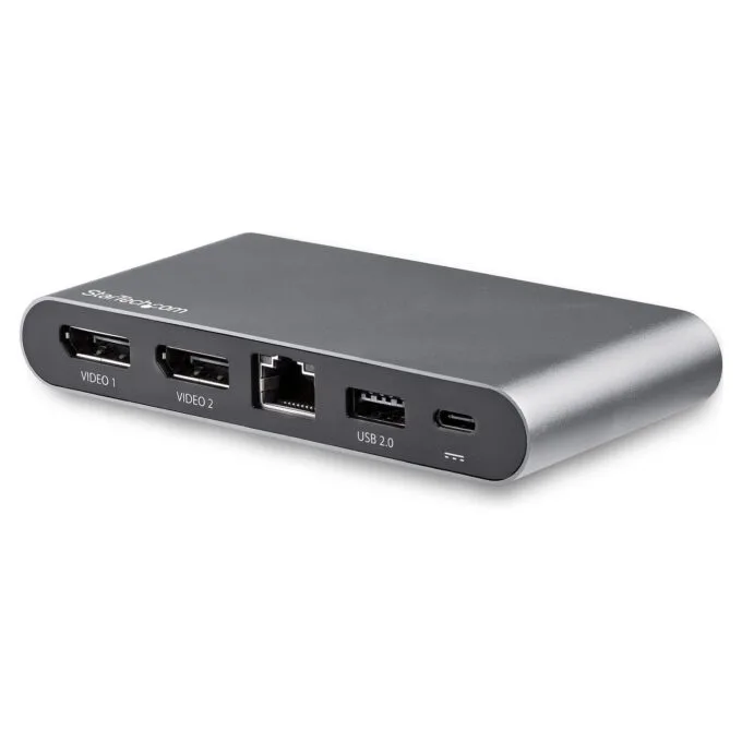 D StarTech USB-C MULTIPORT ADAPTER 2XDP — image 1
