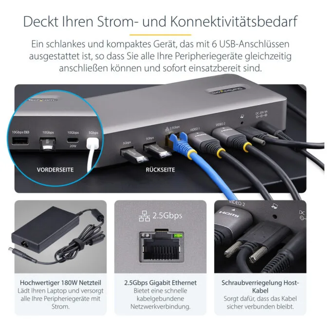 D StarTech USB4 DOCKING STATION DUAL 4K — image 19