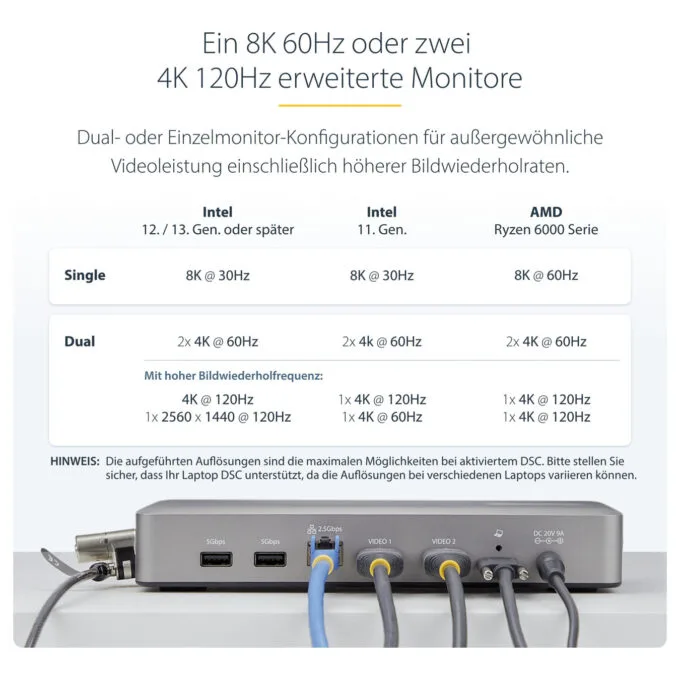 D StarTech USB4 DOCKING STATION DUAL 4K — image 20