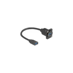 D-type USB 3.2 Gen 1 cable, USB-A female to USB-A female