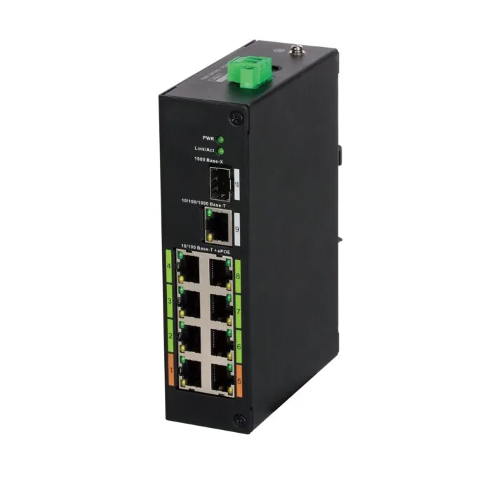 Dahua ePoE Switch 8port with 2 Uplinks - LR2110-8ET-120 - 8port with 2 Uplinks — image 1