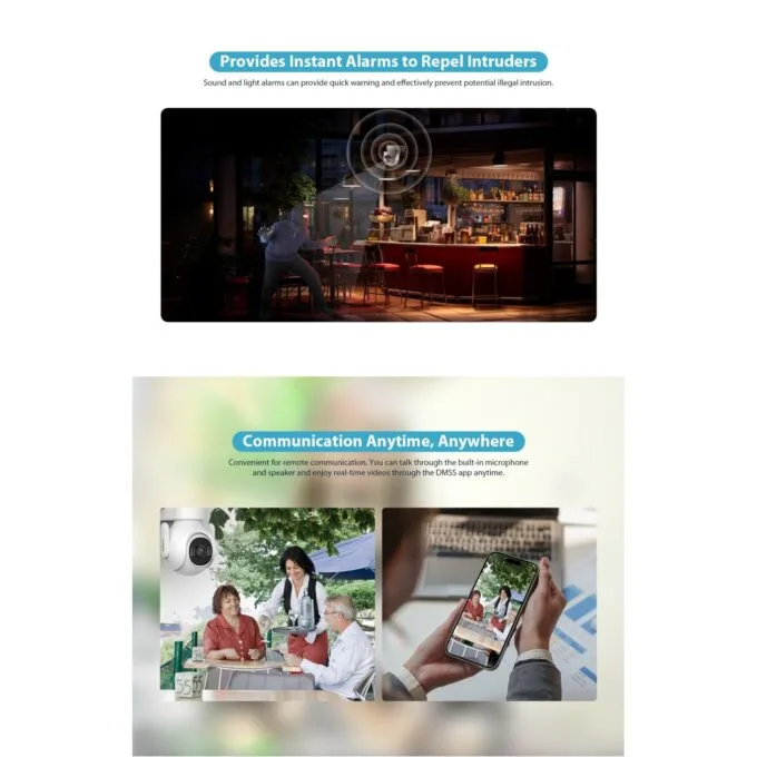 Dahua IP 3.0MP 3.6mm Wifi PT Dome Dual Illumination - P3B-PV - 3.0MP, 3.6mm, Wifi, PT Dome, Dual Illumination — image 6