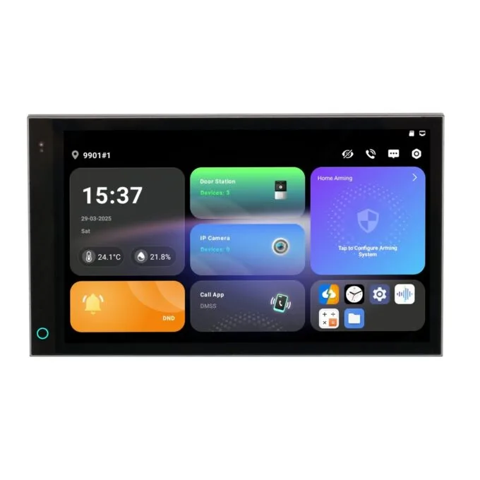 Dahua VD IP Doorphone Monitor - SCP3024A-B - Wireless 7'' Android 4Wire With Temperature-Humidity Sensor — image 1