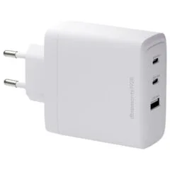 dbramante1928 re-charge - Netzteil - 100 Watt - 3 Ausgabeanschlussstellen (2 x USB-C. USB) - wei