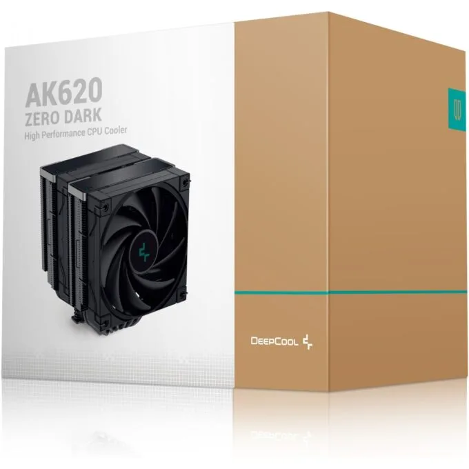 DeepCool AK620 Zero Dark CPU Air Cooler - Dual 120mm FDB Fans 260W — image 10