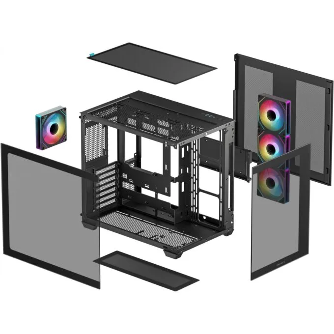 DeepCool CG530 4F Midi Tower PC Case Black — image 12