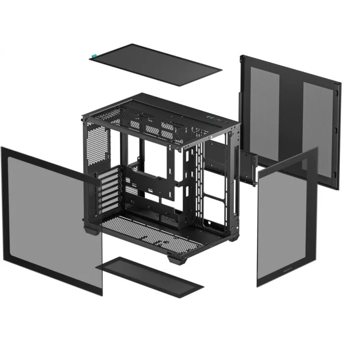 DeepCool CG530 Midi Tower PC Case - Black — image 4