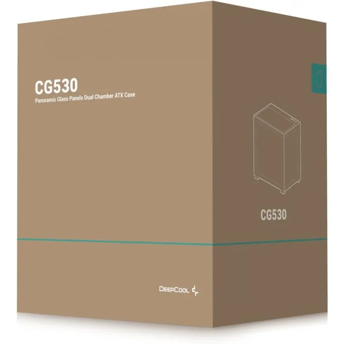 DeepCool CG530 Midi Tower PC Case - Black — image 6