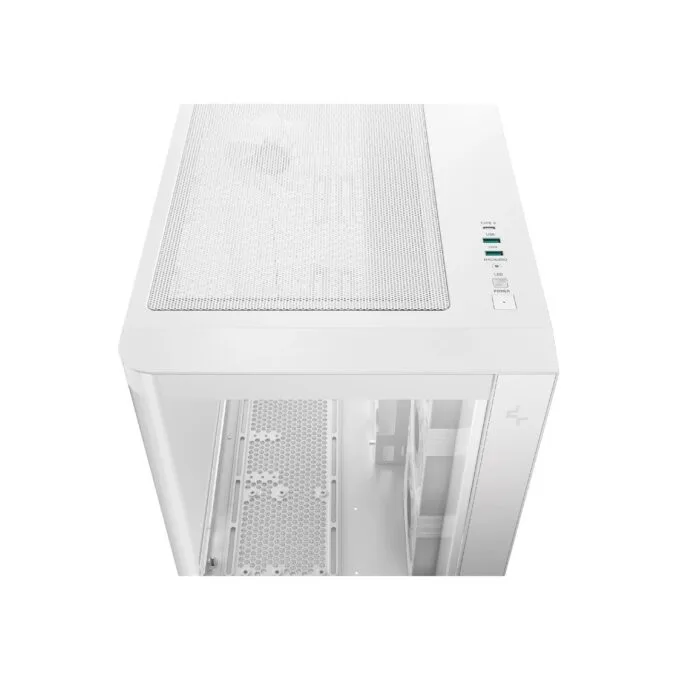 DeepCool CG530U 4F WH ATX Curved Glass Panoramic Case White - R-CG530U4FWH — image 5