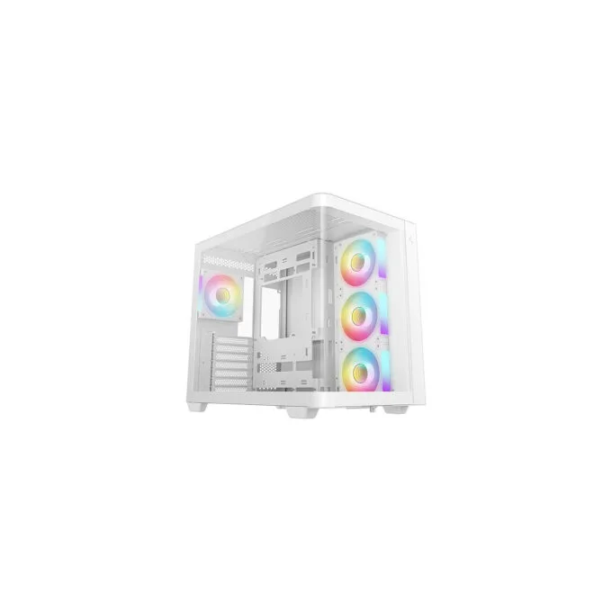 DeepCool CG530U 4F WH ATX Curved Glass Panoramic Case White - R-CG530U4FWH — image 1