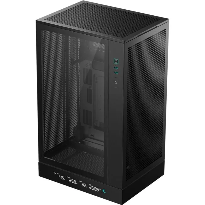 DeepCool CH270 Digital Mini Tower mATX Case Black — image 1