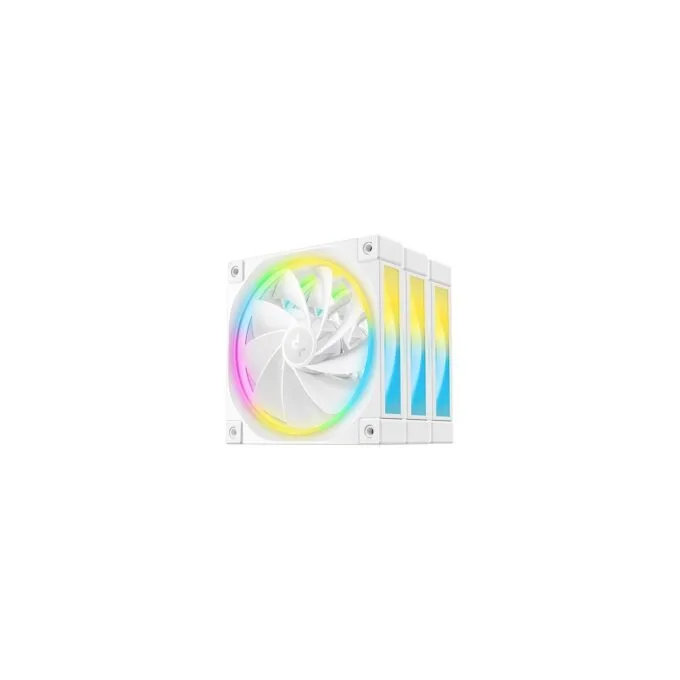 DeepCool FL12R 120mm White Reverse Blade ARGB Fan Triple-Pack — image 1
