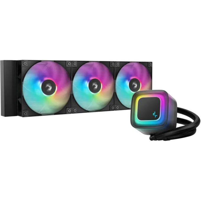 DeepCool LE360 V2 360mm AIO Liquid CPU Cooler - ARGB - R-LE360-V2-BK — image 1