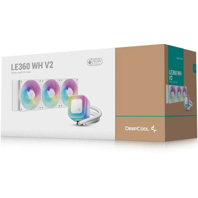 Deepcool LE360 WH V2 360mm AIO CPU Liquid Cooler — image 6