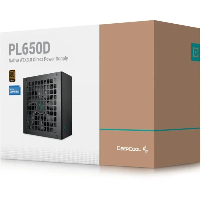 DeepCool PL650D 650W - 80 Plus Bronze ATX 3.1 Non-Modular Power Supply - PL650-D — image 9