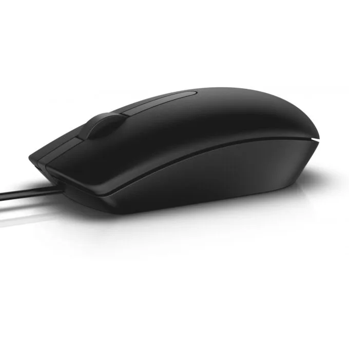 Dell MS116 Optical 2-Button Ambidextrous Wired USB Mouse - 1000 DPI — image 2