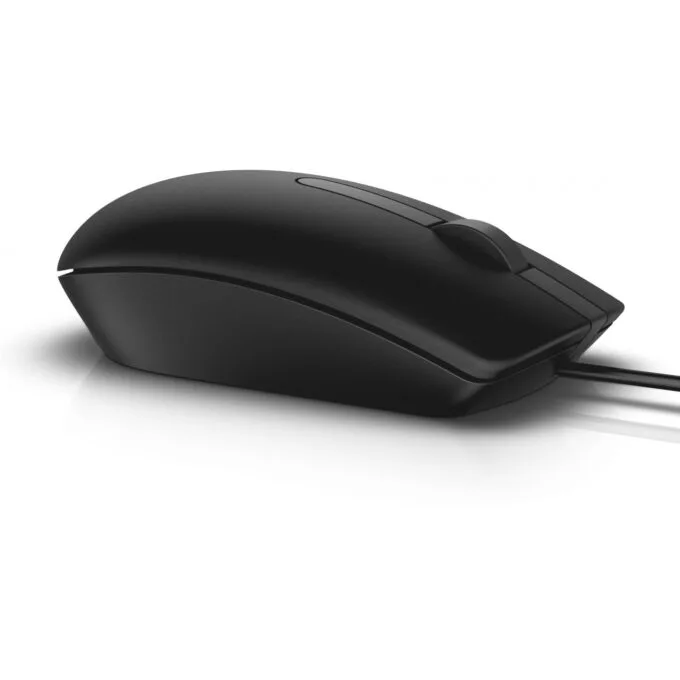 Dell MS116 Optical 2-Button Ambidextrous Wired USB Mouse - 1000 DPI — image 3