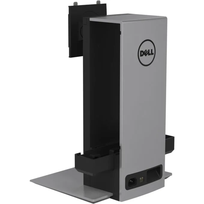 Dell OptiPlex Stand - OSS21 - Silver, Height-Adjustable Freestanding Monitor Stand, Fits up to 27" (68.6 cm), 5.7 kg Capacity — image 4