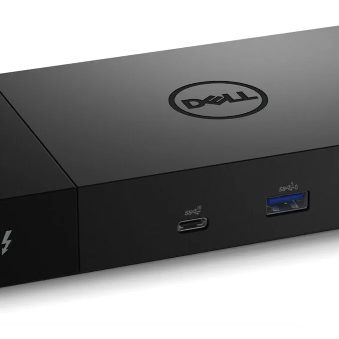 Dell Thunderbolt Docking Station - WD22TB4 - Black, Thunderbolt 4, 2x DP, HDMI, USB-A/C, 1GbE, 180W — image 1