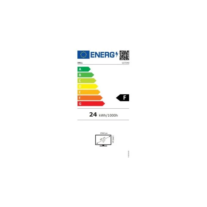 Dell UltraSharp 27 U2724D - 27in IPS Black QHD 120Hz USB-C DP HDMI VESA — image 7