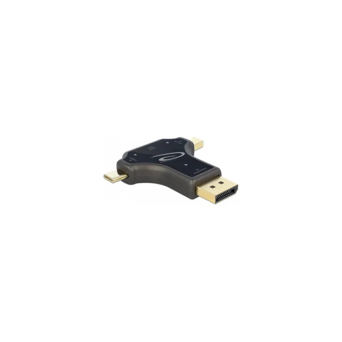 Delock 3 in 1 Monitoradapter mit USB-CTM DisplayPort mini DisplayPort Eingang auf HDMI Ausgang mit 4K 60 Hz — image 3