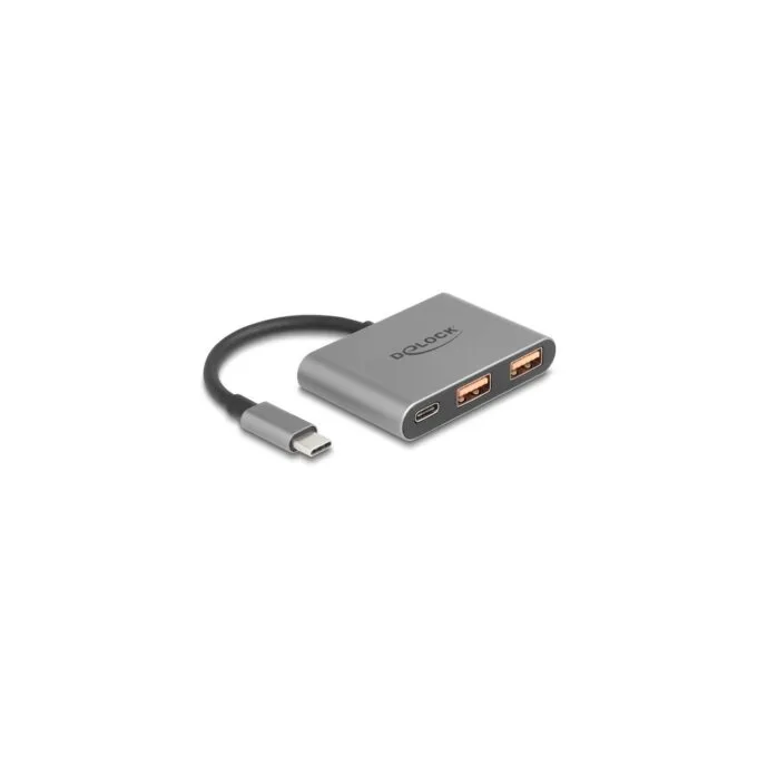 DELOCK 3-Port USB Hub 10 Gbps - — image 1