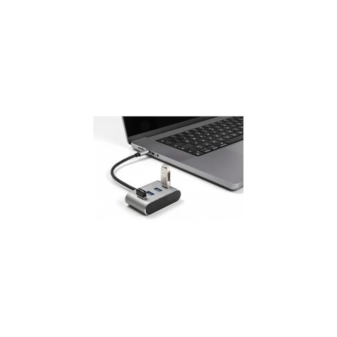 DELOCK 4 Port USB 3.2 Gen 1 Hub mit USB Type-C Anschluss - USB Typ-A Buchsen oben — image 2