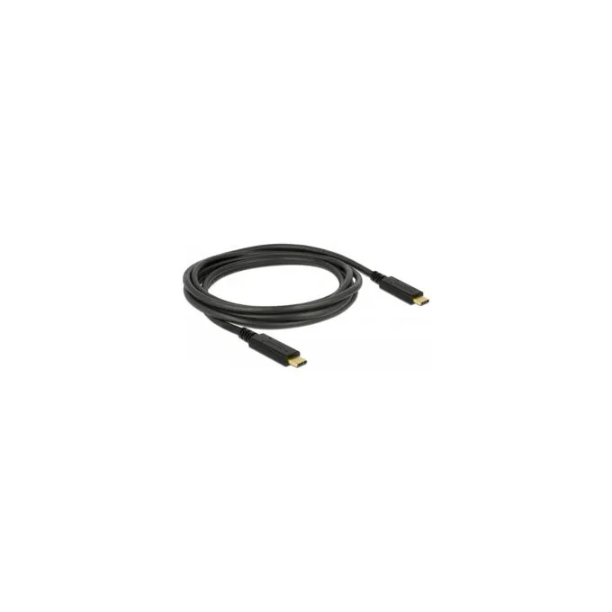Delock 83668 USB Kabel 2 m USB C Männlich Schwarz — image 1