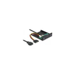 DELOCK 8.89cm 3.5Zoll USB 3.2 Gen 1 Front Panel 2 x USB Type-C + 2 x USB Typ-A