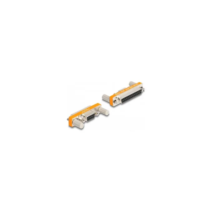 Delock Adapter D-Sub 9 Pin Buchse mit Muttern zu D-Sub 25 Pin Buchse mit Schrauben — image 1