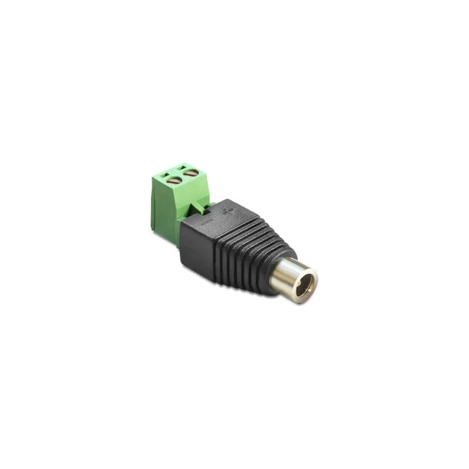 Delock Adapter DC 5.5 x 2.5 mm Buchse to Terminalblock 2 Pin 2-teilig — image 2