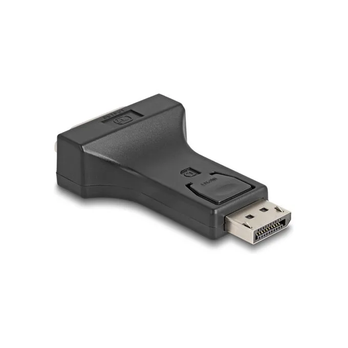 Delock Adapter DisplayPort 1.1 Stecker zu DVI Buchse Passiv schwarz — image 1