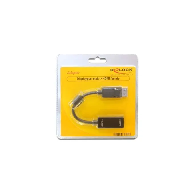 DeLOCK Adapter - DP plug to HDMI socket — image 2