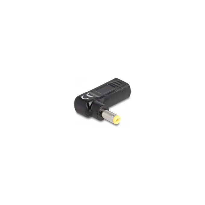 Delock Adapter für Notebook Ladekabel USB Type-CTM Buchse zu Acer 5.5 x 1.7 mm Stecker 90° gewinkelt — image 2