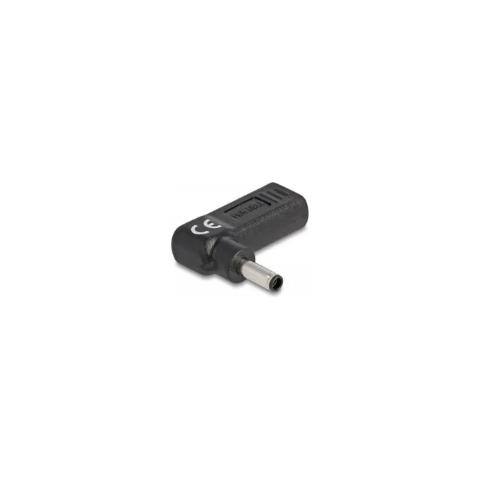 Delock Adapter für Notebook Ladekabel USB Type-CTM Buchse zu Dell 4.5 x 3.0 mm Stecker 90° gewinkelt — image 2