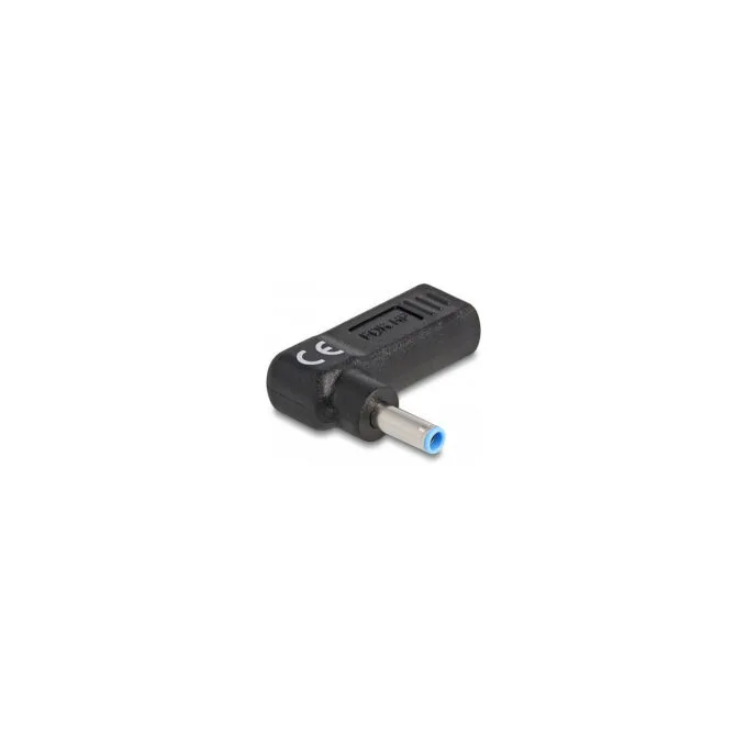 Delock Adapter für Notebook Ladekabel USB Type-CTM Buchse zu HP 4.5 x 3.0 mm Stecker 90° gewinkelt — image 2