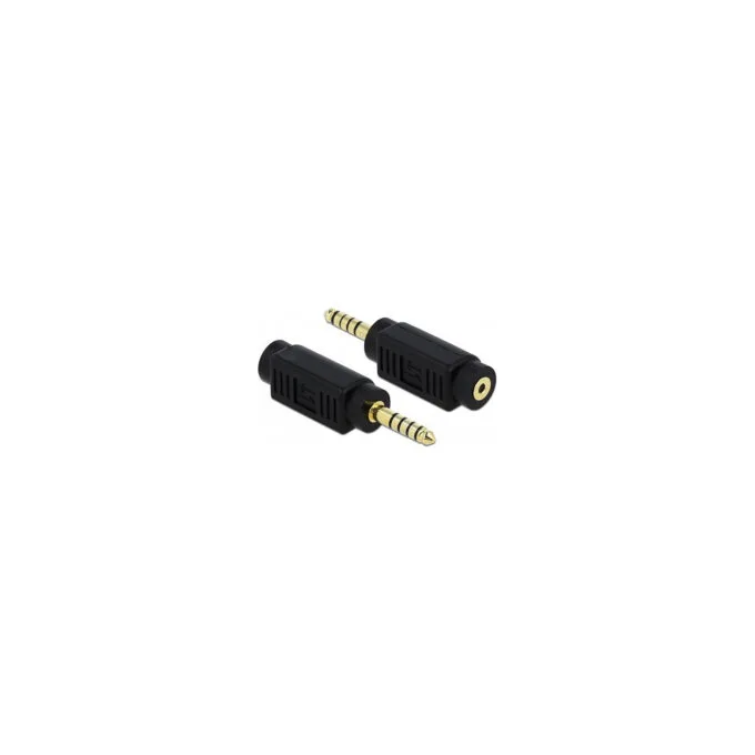Delock Adapter Klinkenstecker 4.4 mm 5 Pin zu Klinkenbuchse 2.5 mm 4 Pin — image 1