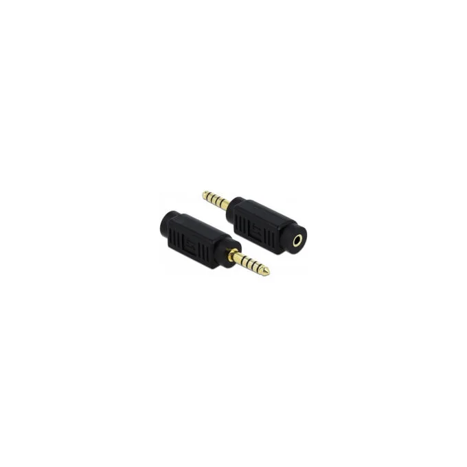 Delock Adapter Klinkenstecker 4.4 mm 5 Pin zu Klinkenbuchse 3.5 mm 3 Pin — image 1