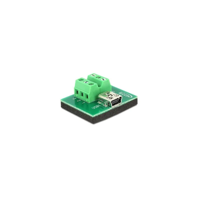 Delock Adapter Mini USB Buchse to Terminalblock 6 Pin — image 1