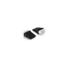 Delock Adapter Power SATA 15 Pin zu Molex 4 Pin Stecker