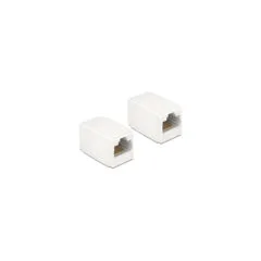 Delock Adapter RJ45 Buchse to RJ45 Buchse Cat.6 UTP kompakt