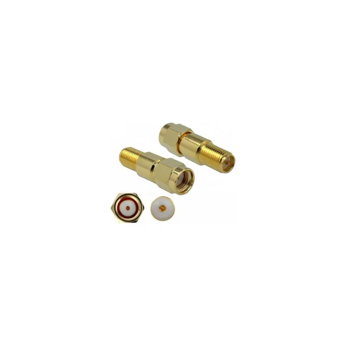 Delock Adapter RP-SMA Stecker zu RP-SMA Buchse 3 GHz — image 1
