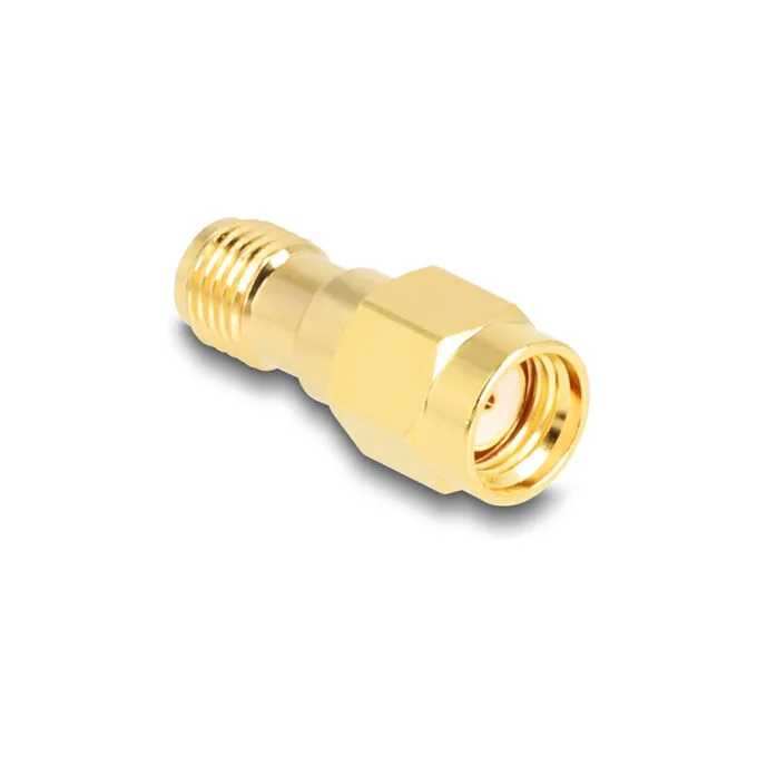 Delock Adapter RP-SMA Stecker zu SMA Buchse HBI59-1 — image 1