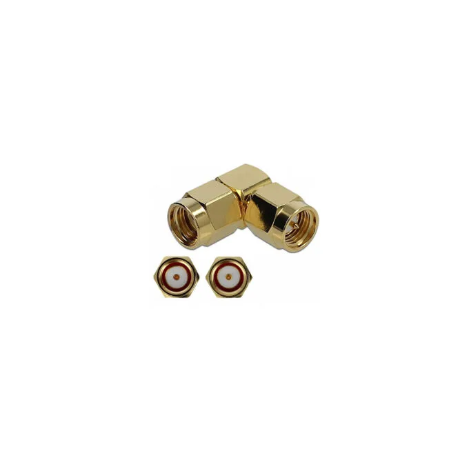 Delock Adapter SMA Stecker zu RP-SMA Stecker 90° 10 GHz — image 1