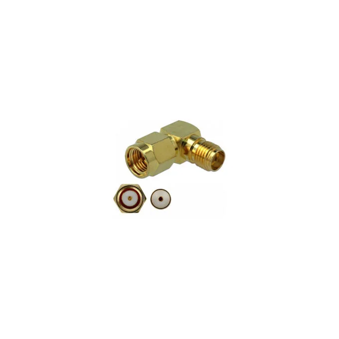 Delock Adapter SMA Stecker zu SMA Buchse 90° 3 GHz — image 1