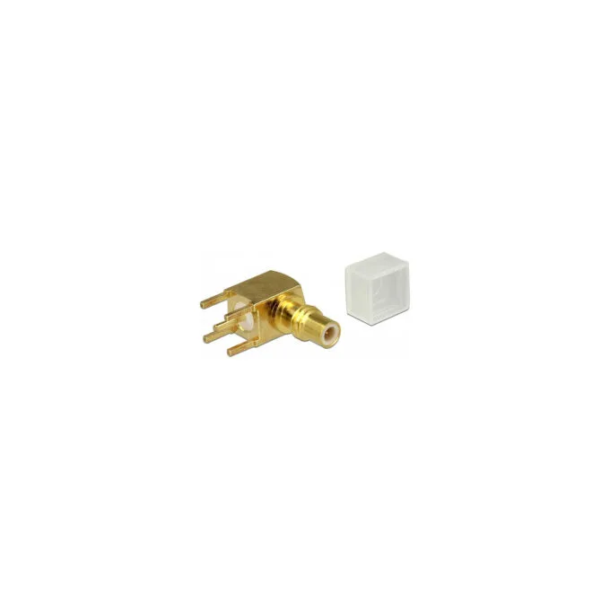 Delock Adapter SMC Buchse 90° gewinkelt PCB — image 1