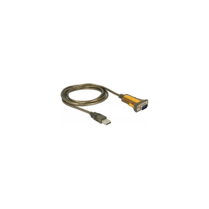 DeLOCK Adapter USB 2.0 to 1 x Serial RS-232 - erweiterter Temperaturbereich - Serieller Adapter — image 1