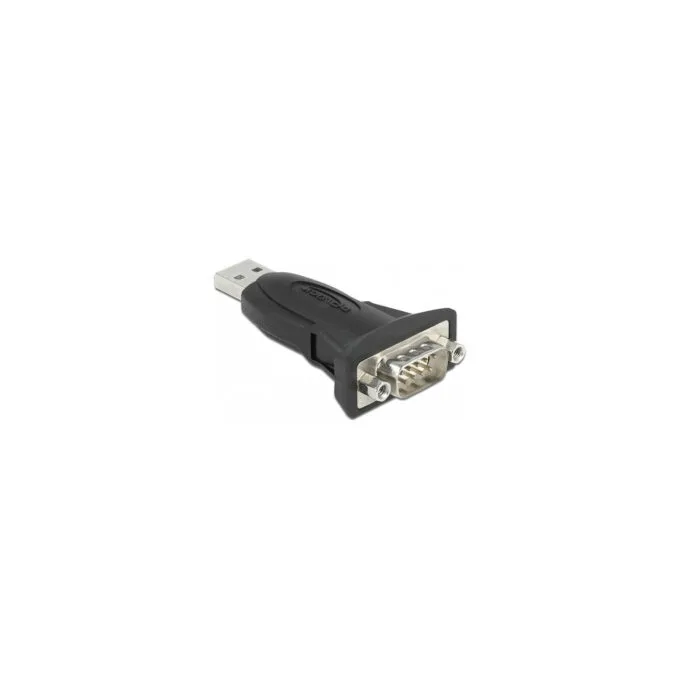 Delock Adapter USB 2.0 Typ-A zu 1 x Seriell RS-232 D-Sub 9 Pin Stecker mit Muttern — image 2