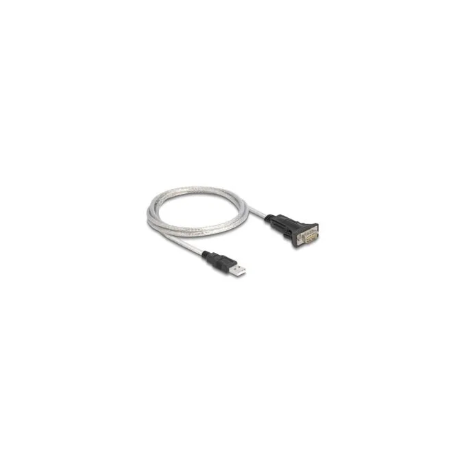 Delock Adapter USB 2.0 Typ-A zu 1 x Seriell RS-422 485 Stecker mit 6 Pin Terminalblock 5 V 1 m — image 1